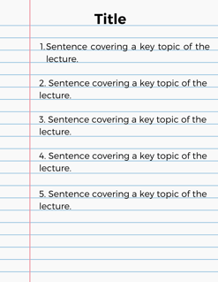 Sentence Method