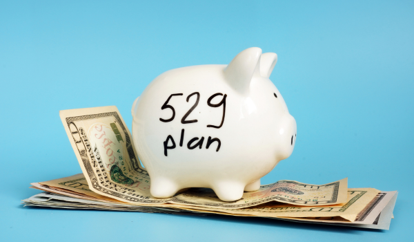 529 plan piggy bank